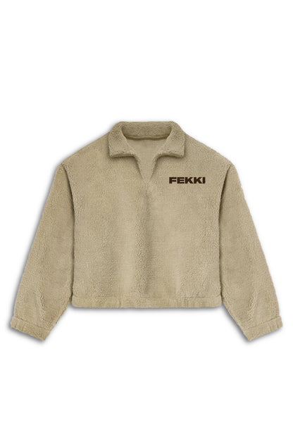 MARSHMALLOW SHERPA PULLOVER