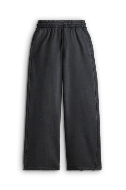 BLACK WIDE FIT SWEATPANTS